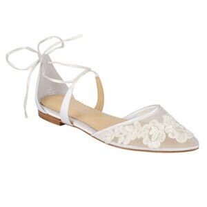 NEW!!! Bella Belle ALICIA (IVORY) Wedding Bridal Shoes Heels US Size 8.5 IVORY